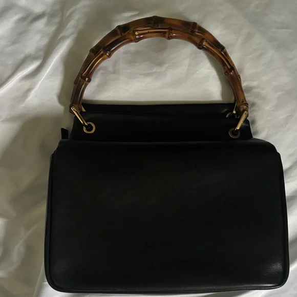 Gucci bamboo with coa vintage peeling inside with organizer - Picture 2 of 16